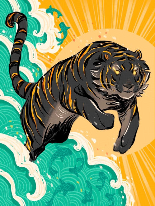 Black tiger